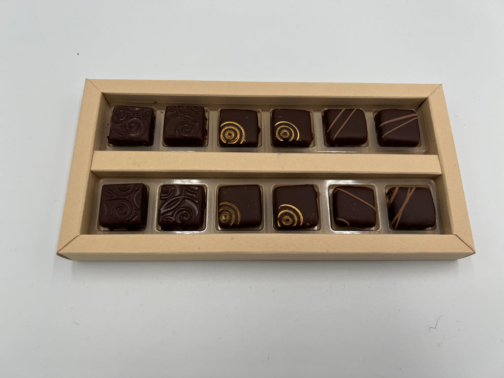 Epicurean Dark Chocolate Christmas Collection x12