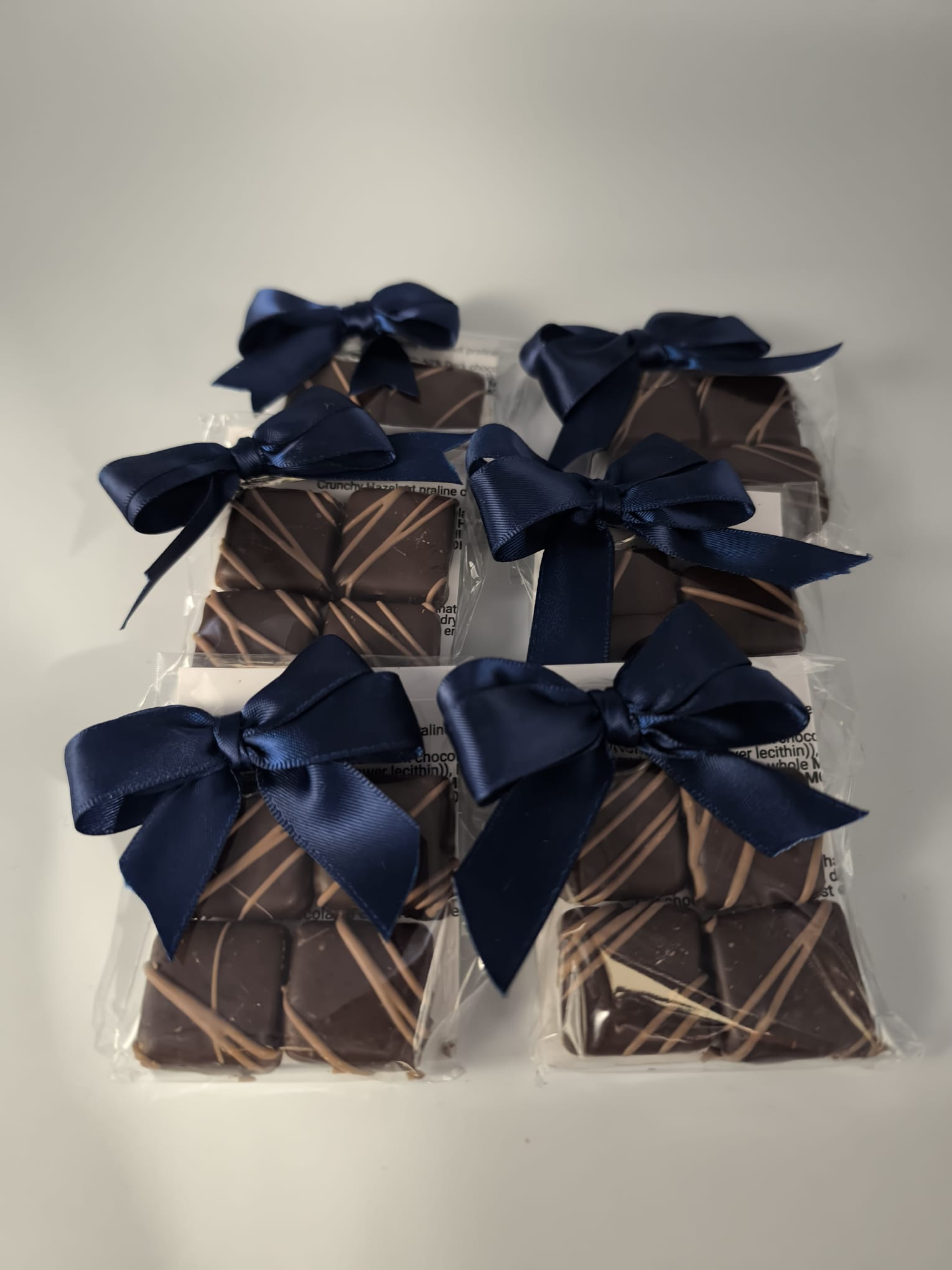 6x4 Crunchy Hazelnut Pralines.
