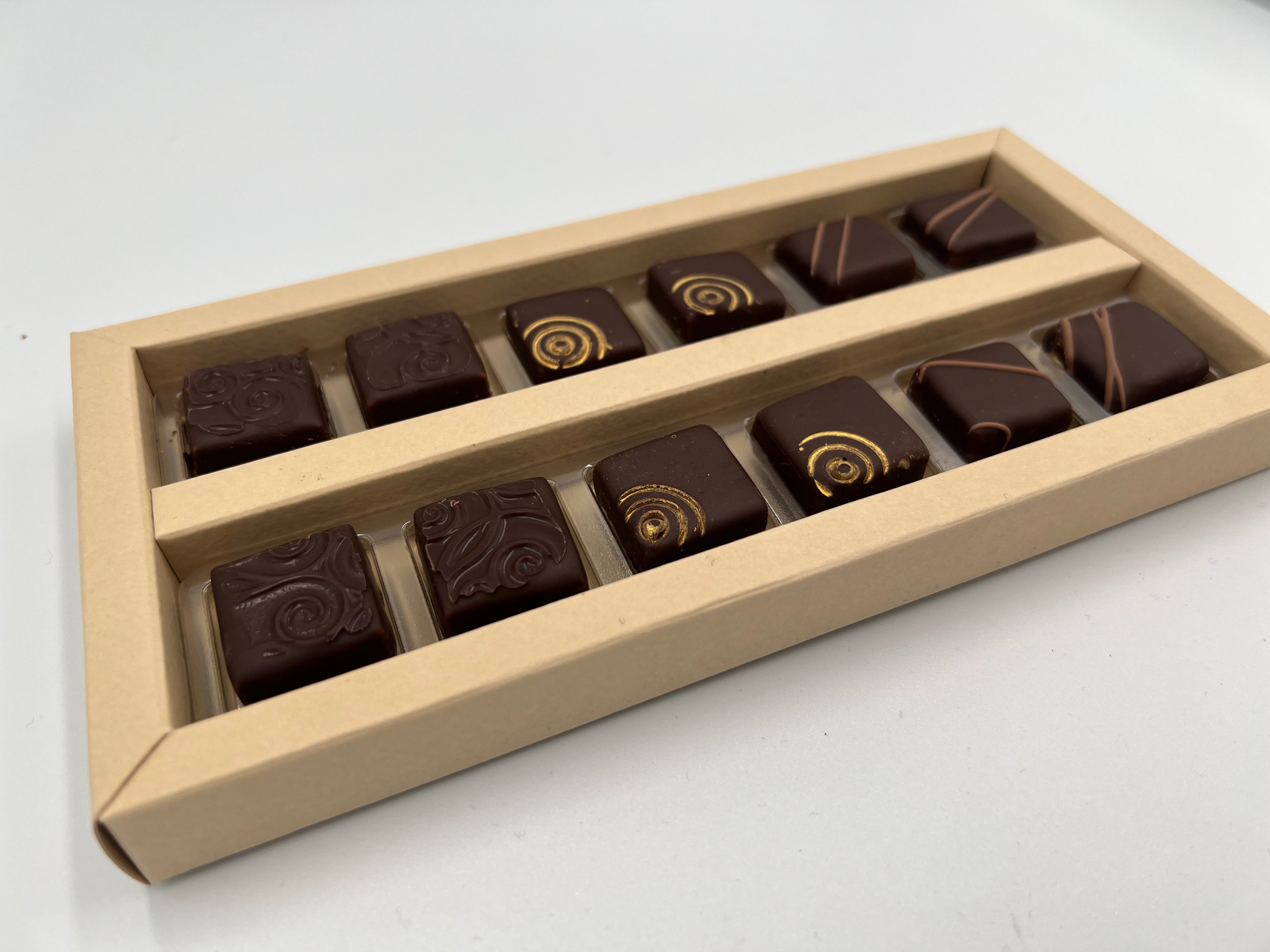 Epicurean Dark Chocolate Christmas Collection x12