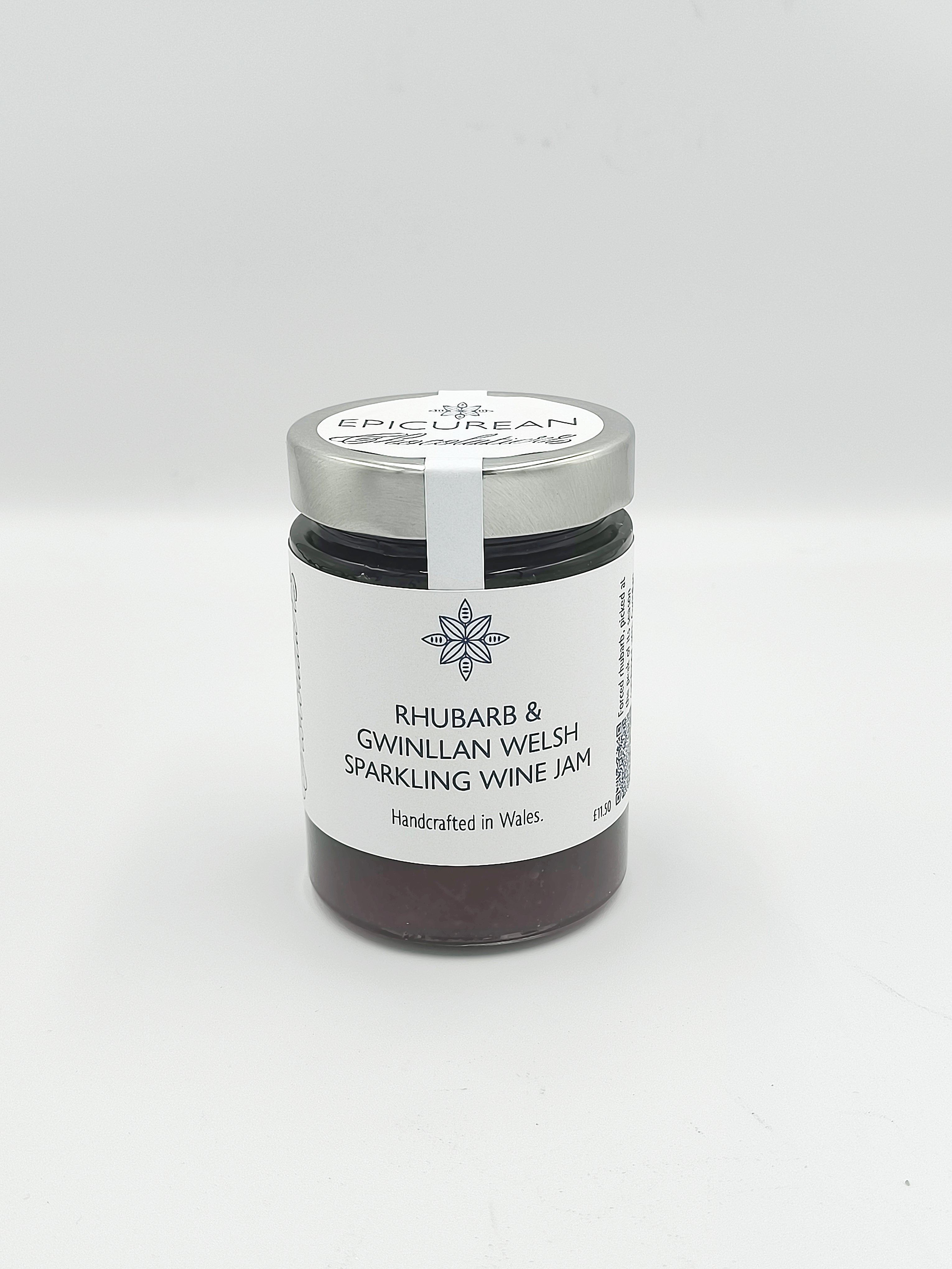 Rhubarb & Gwinllan Conwy Welsh Sparkling Wine Jam