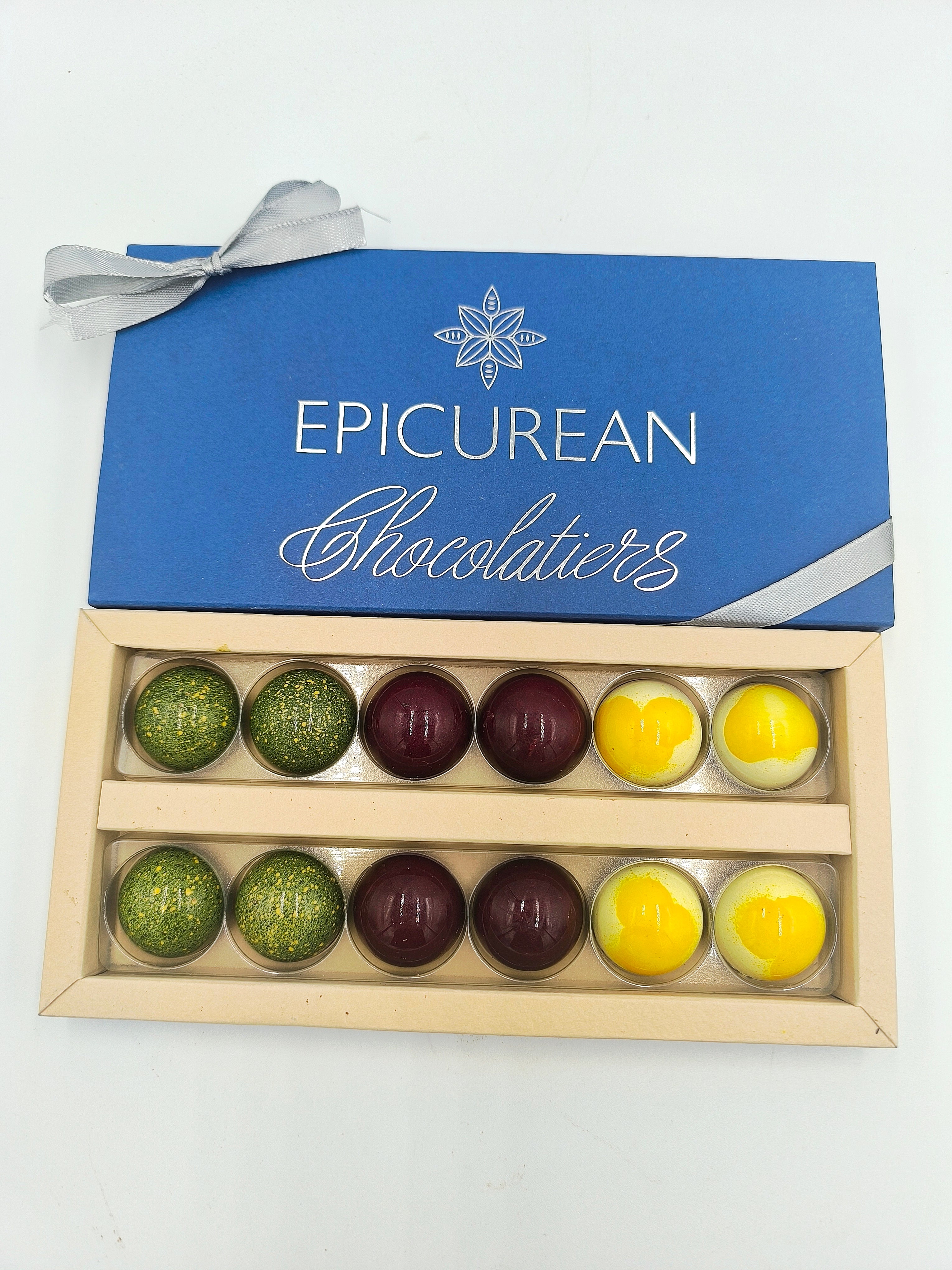 Epicurean Fruity Dark Chocolate Collection X12